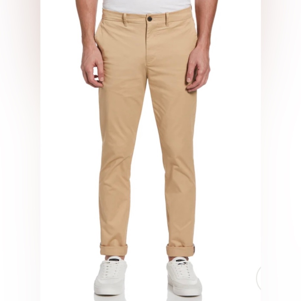 Set of 3 Original Penguin Slim Fit Stretch Pants 31x32 Khaki/Navy/Gray